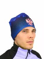 Шапка EASY SKI Спортивная шапка, размер S, синий, красный