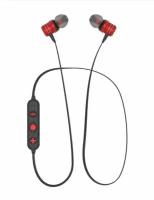 Наушники Bluetooth вакуумные с шейным шнурком More choice BG20 (Red)