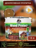 Dufa пропитка Wood Protect, 11.5 кг, 10 л, тик