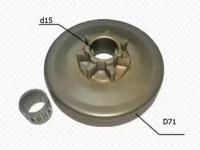 Ведущая звездочка цепи с подшипником корзина звезда 0,325 7 для бензопилы 45 52 4500 5200 / запчасти для бензопилы / бензоинструмент