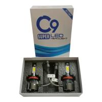 Светодиодные лампы головного света C9 Super Led HEADLIGHT H11, 12 В, 6000 K, 2 шт