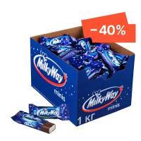 Конфеты Milky Way Minis, 1 кг, картонная коробка