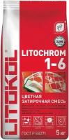 Затирка Litokol Litochrom 1-6, 5 кг, C.80 коричневый