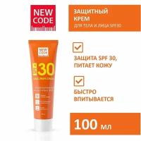 Солнцезащитный крем для тела и лица SPF30 NEW CODE 100 мл