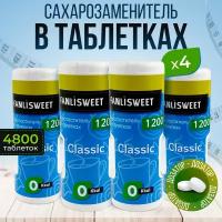 Cахарозаменитель FANLISWEET Классик 1200 таб. в дозаторе х 4 шт