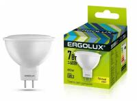 Светодиодная лампа Ergolux LED-JCDR-7W-GU5.3-3K