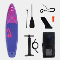 SUP доска надувная Aqua Arrow 11.4 ART Purple Leaf