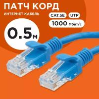 Патч-корд UTP Cablexpert PP12-0.5M/B
