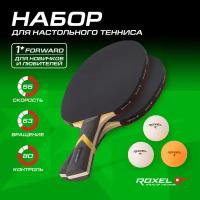 Набор для настольного тенниса Roxel Forward (2 ракетки + 3 мяча)