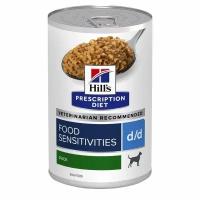 Влажный корм для собак Hill's Prescription Diet d/d, с уткой, лечение пищевых аллергий 370 г