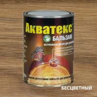 Масло натуральное для древесины Акватекс-Бальзам (0,75л) бесцветный