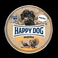 Влажный корм для собак Happy Dog NaturLine, при чувствительном пищеварении, индейка 10 шт. х 125 г