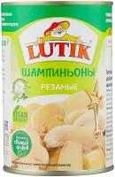 Шампиньоны Lutik резаные без добавления уксусной кислоты, 425 мл