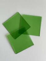 Стекло для витражей, 3 мм, прозрачное, зеленое