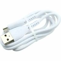 Шнур USB A-Micro-USB B (Android) 5PIN 1м OD4.0/ROHS/медь 3,5А белый