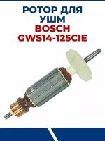 Ротор для УШМ BOSCH GWS14-125CIE, якорь для болгарки БОШ