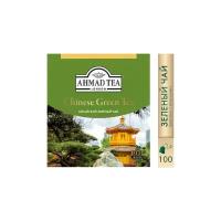 Чай “Ahmad Tea”, Чай зеленый «Китайский», пакетики с ярлычками, 100х1,8г