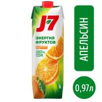 Сок J7 Апельсин, с мякотью, 0.97 л