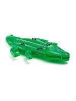 Надувная игрушка-наездник Intex Крокодил 58562, зеленый