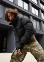 Куртка женская осенняя укороченная Hazzle, цвет черный, размер S