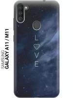 Силиконовый чехол на Samsung Galaxy A11, M11, Самсунг А11, М11 с принтом 