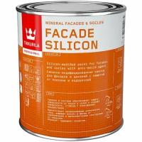 Краска для фасадов и цоколей Tikkurila Facade Silicon (Фасад Силикон) 0,9л белый (база А)