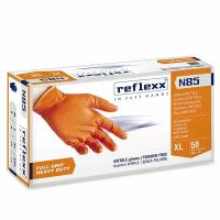 Reflexx | Nitrile gloves - Сверхпрочные резиновые перчатки, нитриловые. 8,4 гр. Толщина 0,2 мм