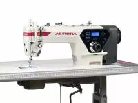 Прямострочная промышленная швейная машина с автоматикой Aurora H5 со стандартным столом Aurora