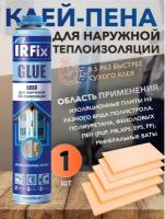 Клей пена всесезонная IRFix GLUE для теплоизоляции 1шт