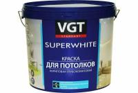 VGT ВД-АК-2180 краска для потолков акриловая, белоснежная, матовая (3кг)