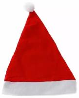 Колпак новогодний, шапка-колпак Деда Мороза, шапка новогодняя, 1 штука