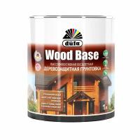Грунт для защиты древесины Dufa Wood Base с биоцидом бесцветная 1 л