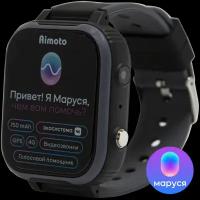 Aimoto Часы-телефон Aimoto IQ 4G с голосовым помощником Маруся детские, черные