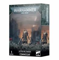 Миниатюра для настольной игры Games Workshop Warhammer 40000: Astra Militarum - Commissar 47-50