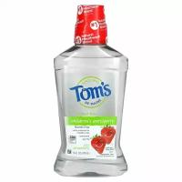 Tom' s of Maine, Natural Fluoride Rinse, Children' s Anticavity, Silly Strawberry, 16 fl oz (473 ml)