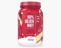 Maxler 100% Golden Whey Protein 908 гр 2 lb (Maxler) Малиновый чизкейк