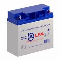 Аккумулятор ALFA BATTERY FB 18-12 (12В, 18Ач, клемма под болт M6)