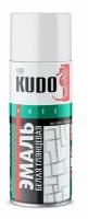 KUDO KU-1101 эмаль универсальная белая матовая 520 мл