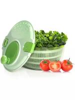 Сушилка для зелени, ягод, салата PVHOME, центрифуга ручная, механическая