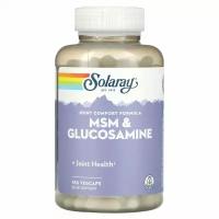 Solaray MSM & Glucosamine (МСМ и глюкозамин) 180 капсул