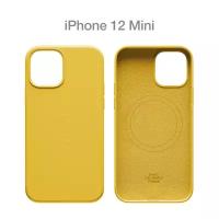 Силиконовый чехол COMMO Shield Case для iPhone 12 Mini с поддержкой беспроводной зарядки, Yellow