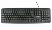 Клавиатура Gembird KB-8320U-Ru_Lat-BL Black USB черный, английская/русская (ANSI)