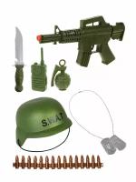 Игровой набор Военный, в комплекте: предметов 7 шт