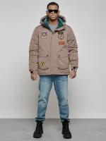 Куртка мужская зимняя с капюшоном молодежная 88917K, 56