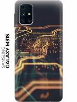 Силиконовый чехол Микросхемы на Samsung Galaxy M31S / Самсунг М31 эс