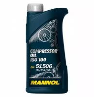 Compressor Oil ISO 100 1L, 1918, масло минеральное, Mannol