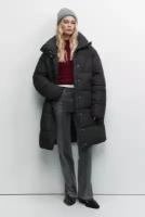 Куртка женская удлиненная стеганая с воротником-стойкой 2341087137-50-L