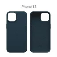 Силиконовый чехол COMMO Shield Case для iPhone 13 с поддержкой беспроводной зарядки, Blue