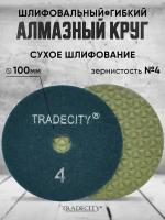 Алмазный Гибкий Шлифовальный Круг Треугольник D100/№4