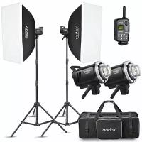Комплект студийного света Godox MS200V-F, 2х200 Дж